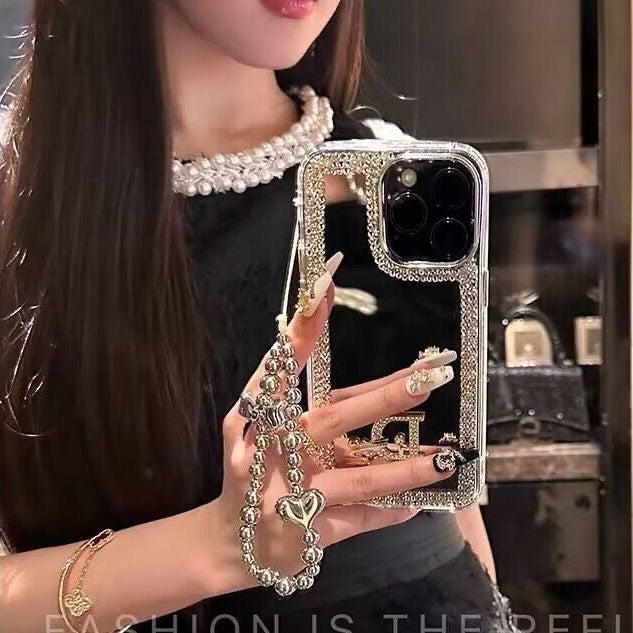 Glamorous Beauty Mirror iPhone-hoesje – Make-up & Stijl voor onderweg!