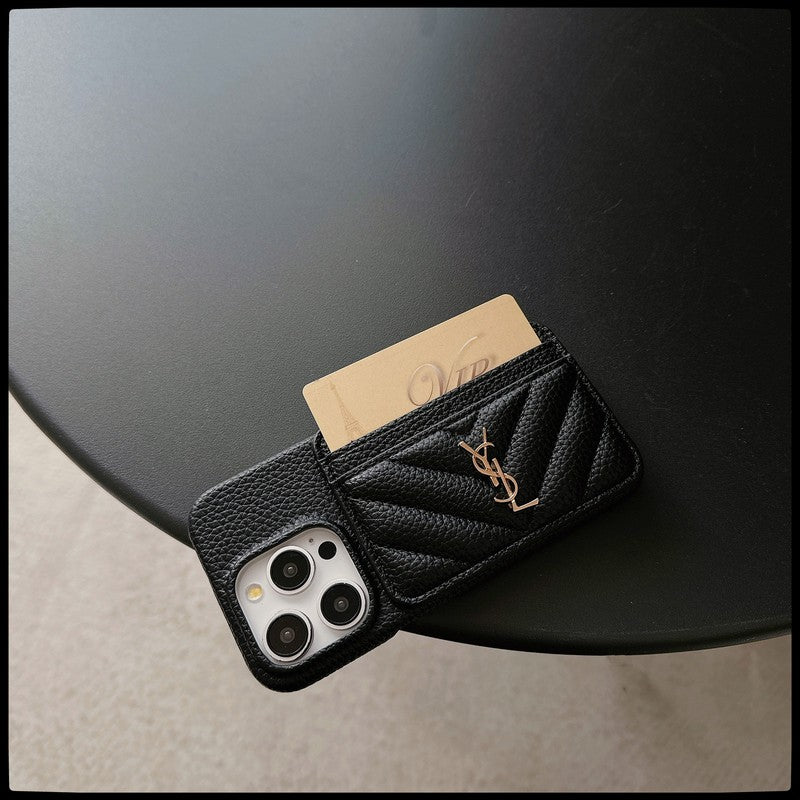 Saint Card Bag Nahkainen iPhone-kotelo