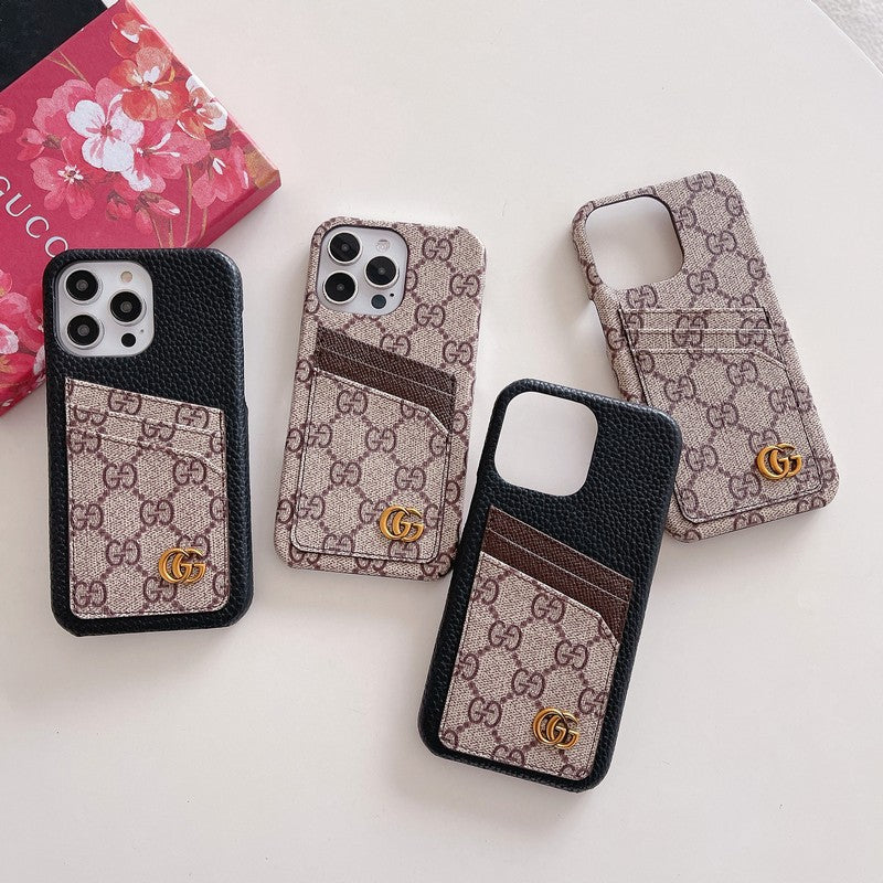Premium Card Bag Klassiskt iPhone-fodral