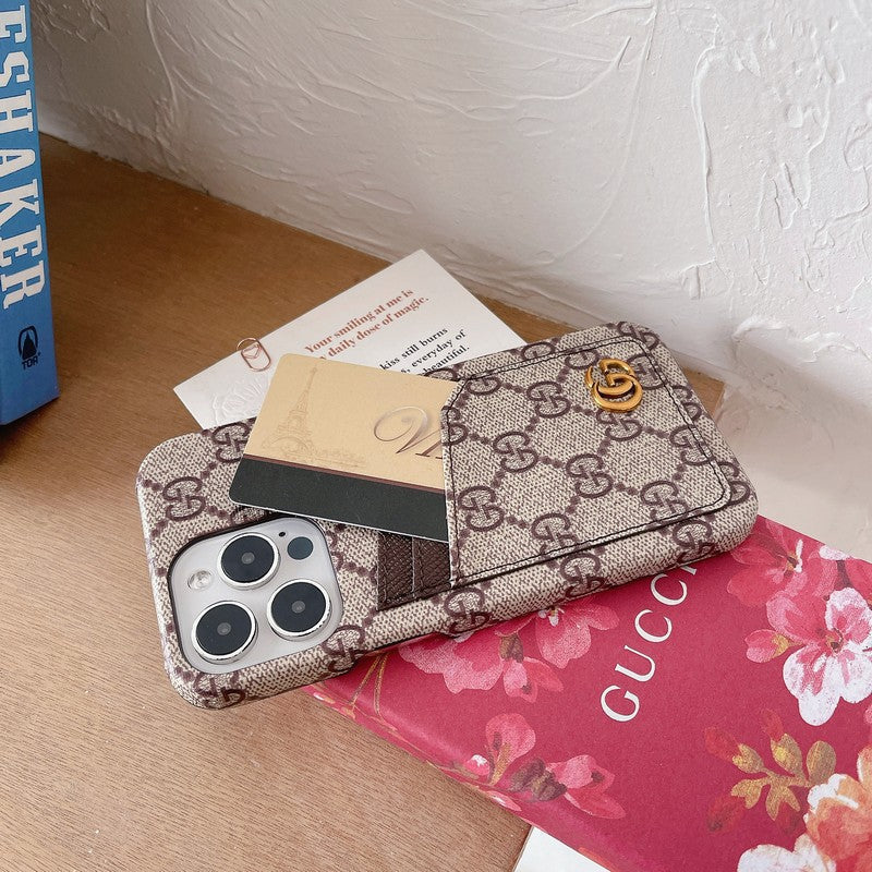 Premium Card Bag Klassiskt iPhone-fodral