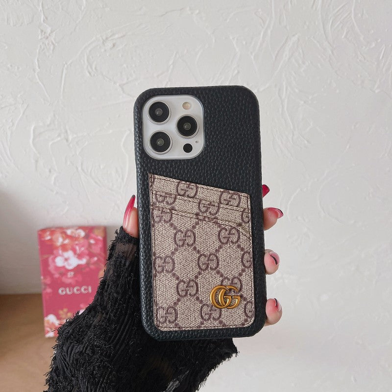 Premium Card Bag Klassiskt iPhone-fodral