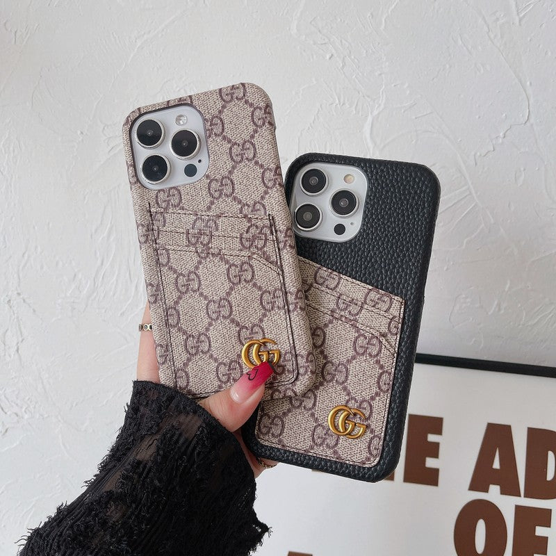 Premium Card Bag Klassiskt iPhone-fodral