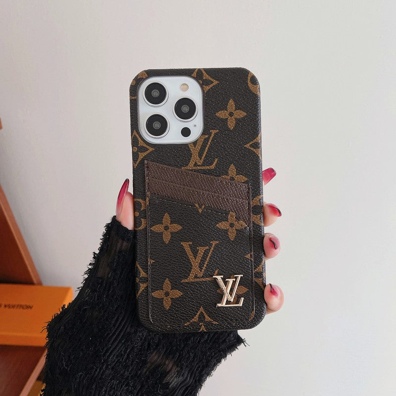 Luxe kaarttas Klassiek iPhone-hoesje