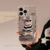 Applicable to 17promax sunglasses cat 14 Apple iPhone16 mobile phone case 11 trendy cool funny 15 electroplated mirror