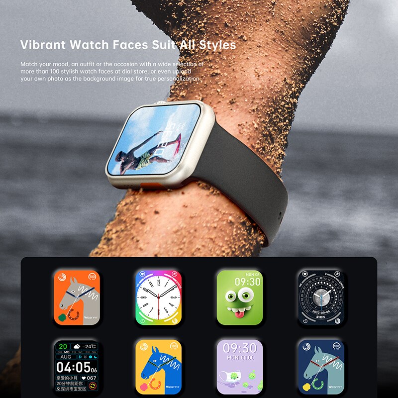 ΝΕΟ Ultra Watch Men Smart Watch Series 8 NFC Door Access Smartwatch for Android Apple Phone Watch Band