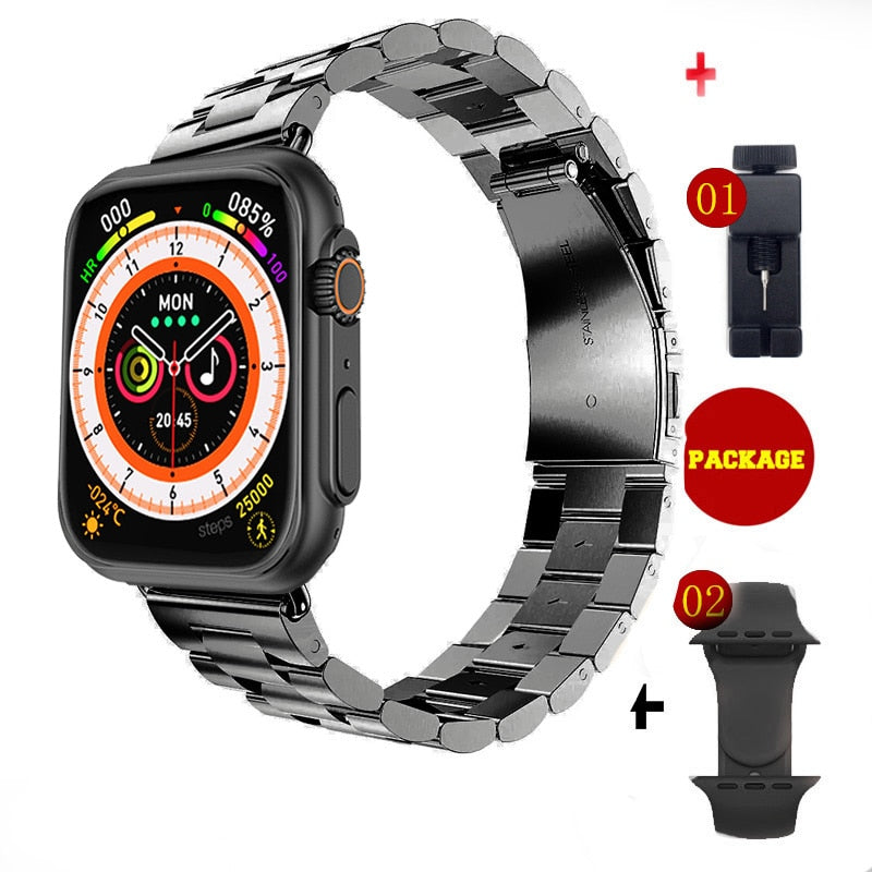 ΝΕΟ Ultra Watch Men Smart Watch Series 8 NFC Door Access Smartwatch for Android Apple Phone Watch Band