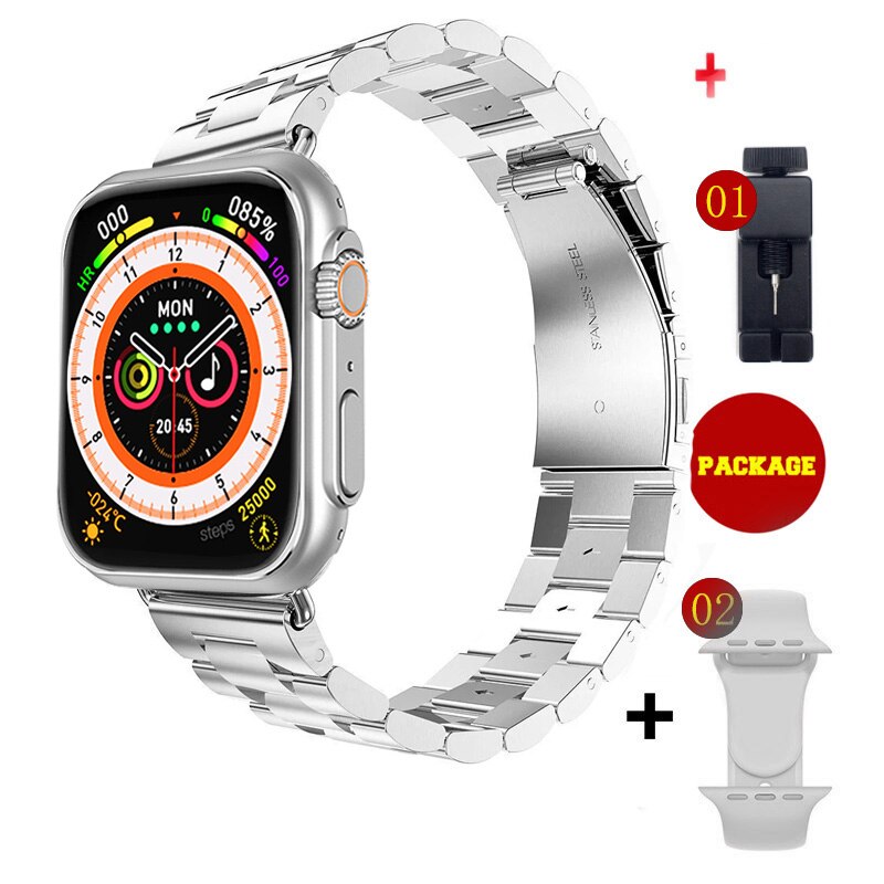 ΝΕΟ Ultra Watch Men Smart Watch Series 8 NFC Door Access Smartwatch for Android Apple Phone Watch Band