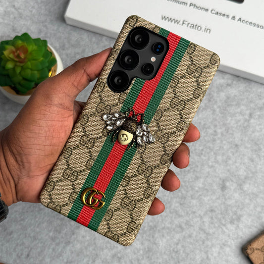 Capa de design de abelha 3D de marca premium de luxo para Samsung Galaxy