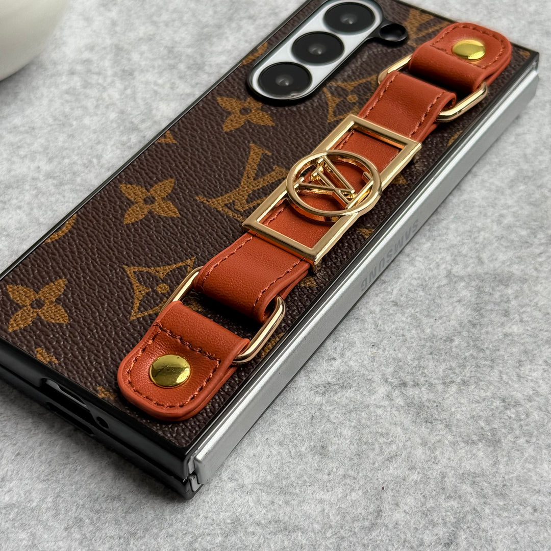 Luksus Brand Strap Holder Veske For Samsung Z Fold 7-4