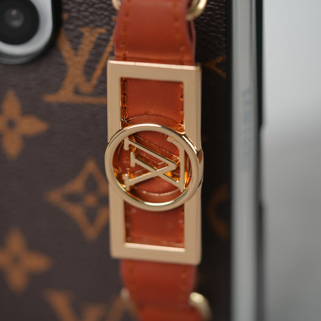 Luksus Brand Strap Holder Veske For Samsung Z Fold 7-4