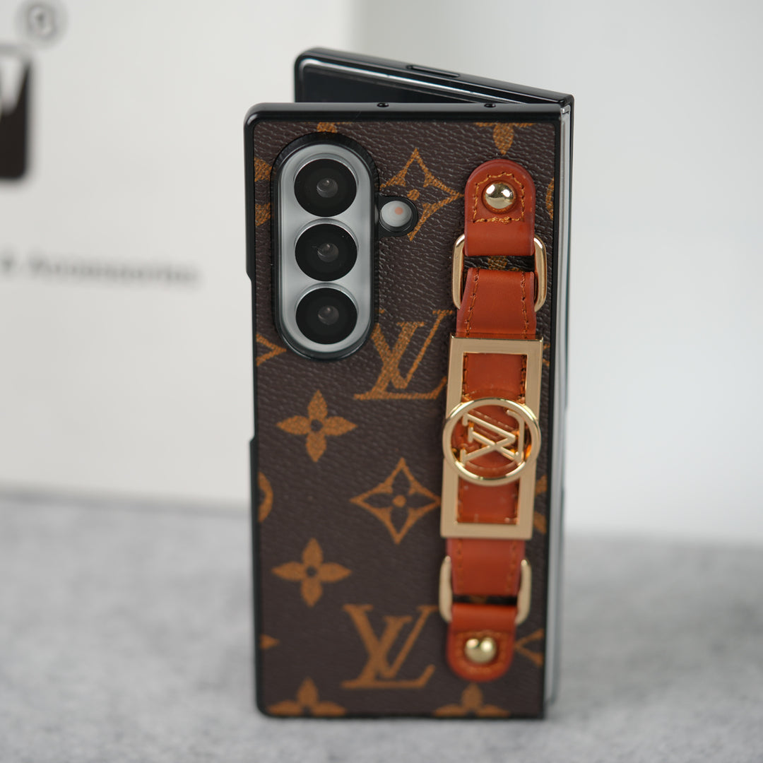 Luksus Brand Strap Holder Veske For Samsung Z Fold 7-4
