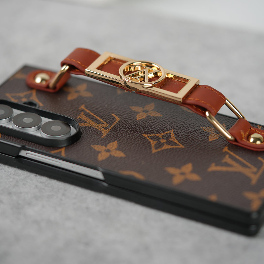Luksus Brand Strap Holder Veske For Samsung Z Fold 7-4