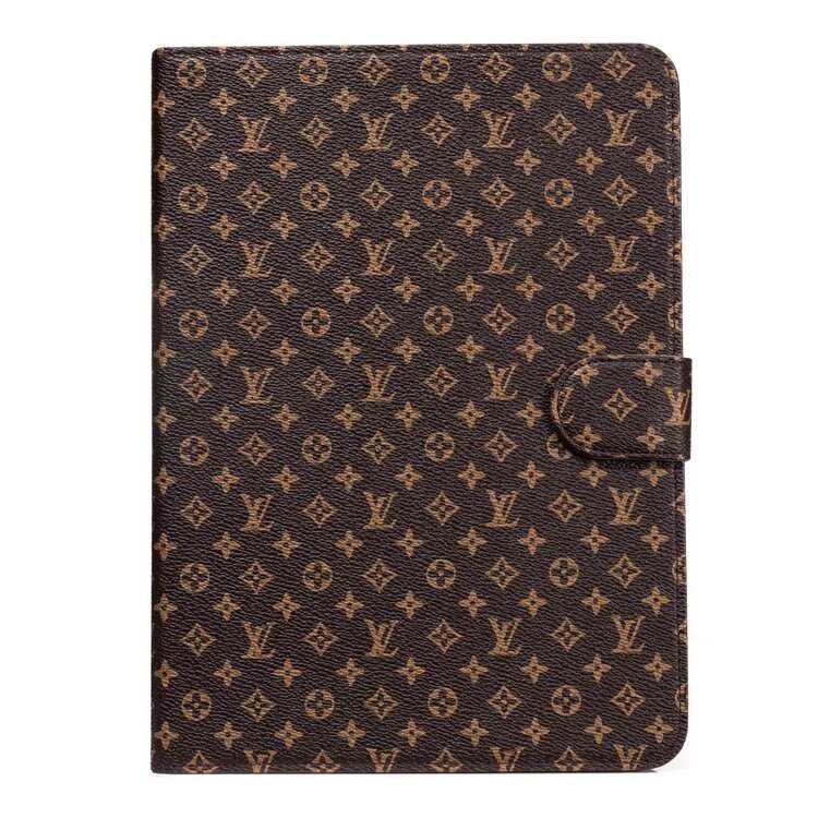 Luxus iPad tok vászon Monogram bőr friss nyári téma mintával