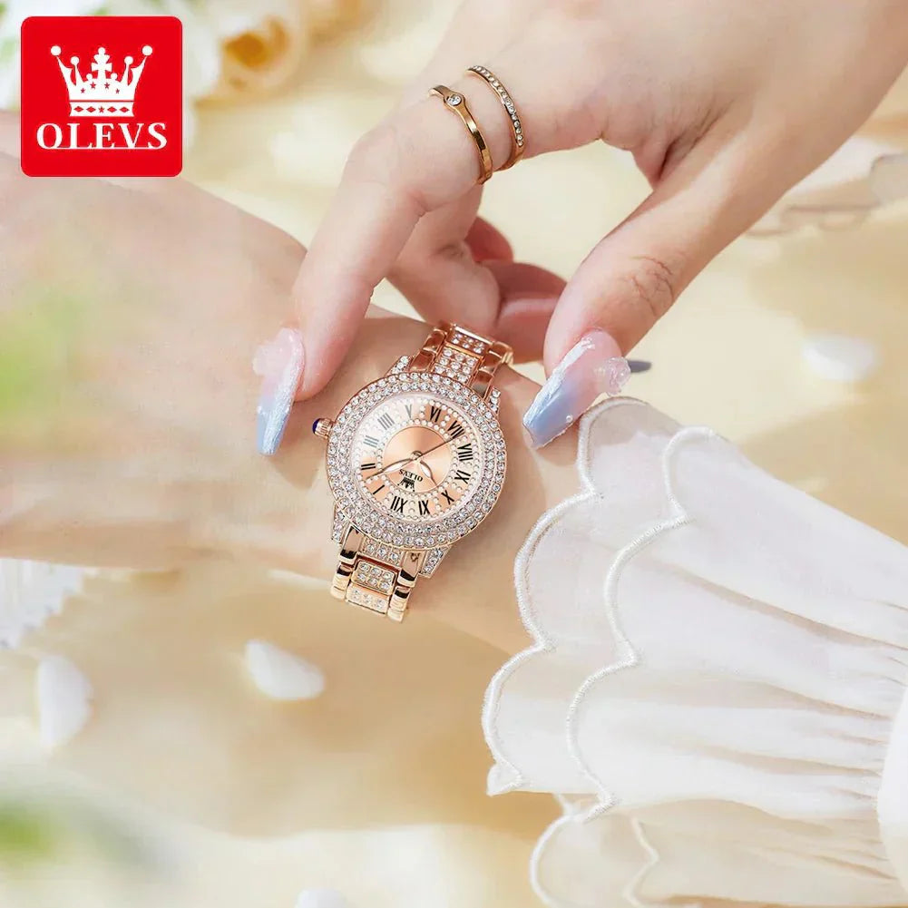 Diamond Éclat - Luxe római számlapos kvarcóra