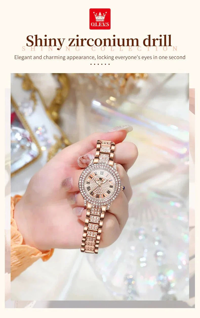 Diamond Éclat - Luxe római számlapos kvarcóra