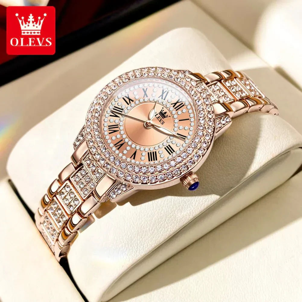 Diamond Éclat - Luxe római számlapos kvarcóra