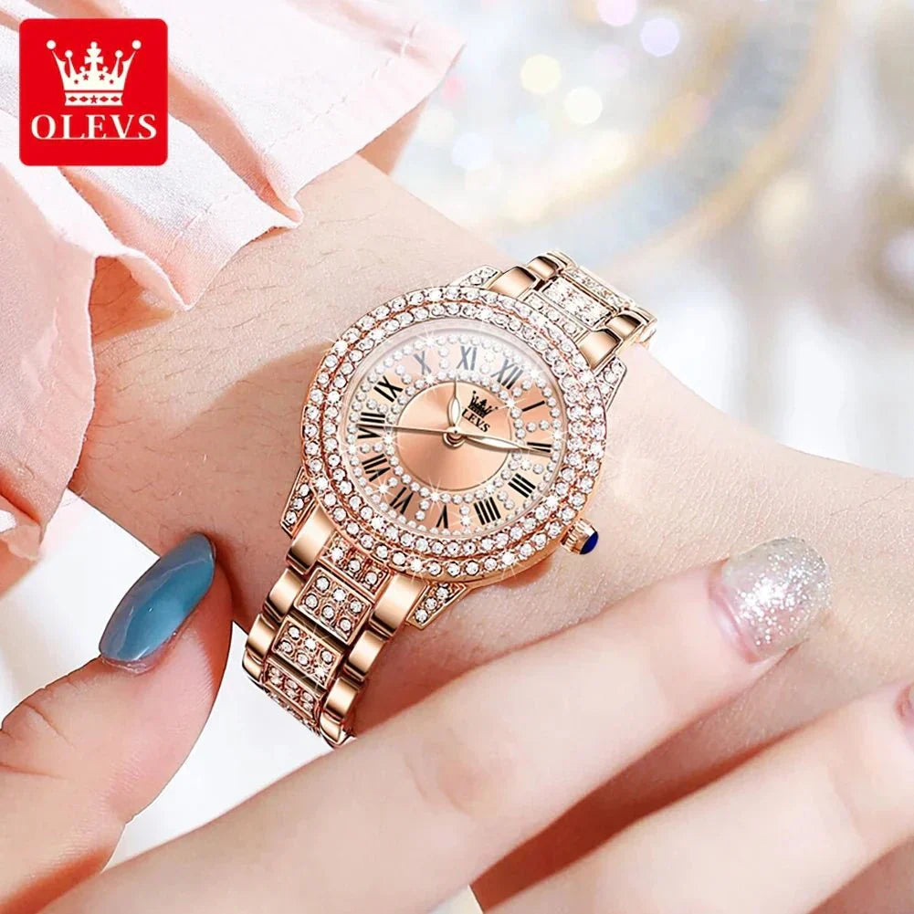 Diamond Éclat - Luxe római számlapos kvarcóra