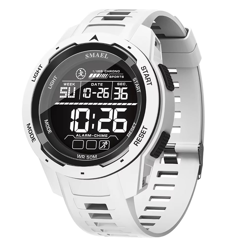 Hev stilen din med 8105 Digital Sports Watch - 50M vanntett LED-stoppeklokke!
