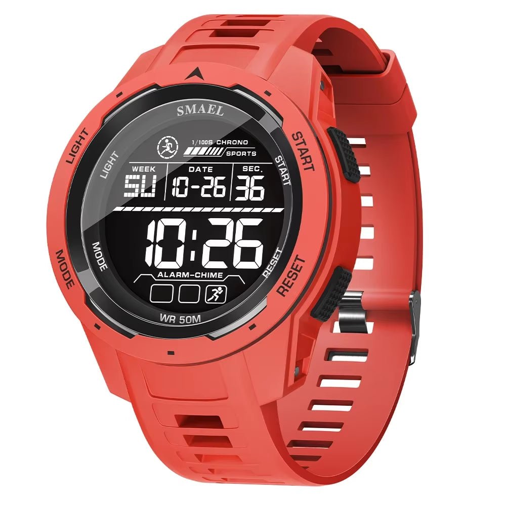 Hev stilen din med 8105 Digital Sports Watch - 50M vanntett LED-stoppeklokke!