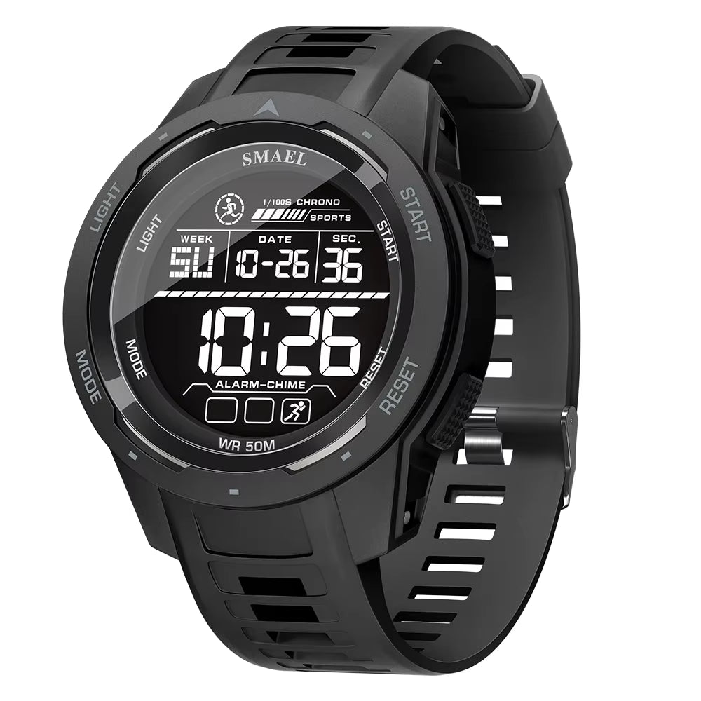 Hev stilen din med 8105 Digital Sports Watch - 50M vanntett LED-stoppeklokke!