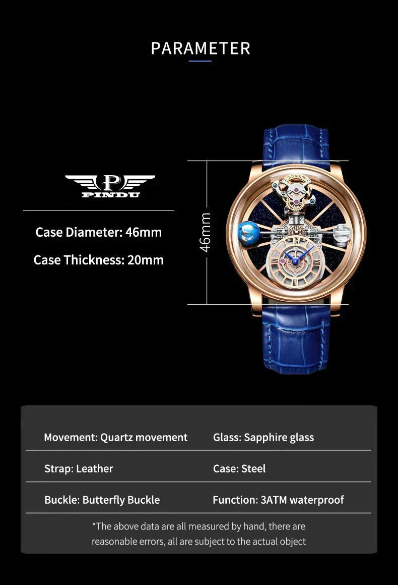 Πολυτελές ρολόι Galactic Pioneer Chronograph Tourbillon