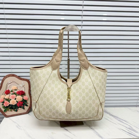 Bolso de mano vintage de lujo de gran capacidad, bolso de hombro para viajeros