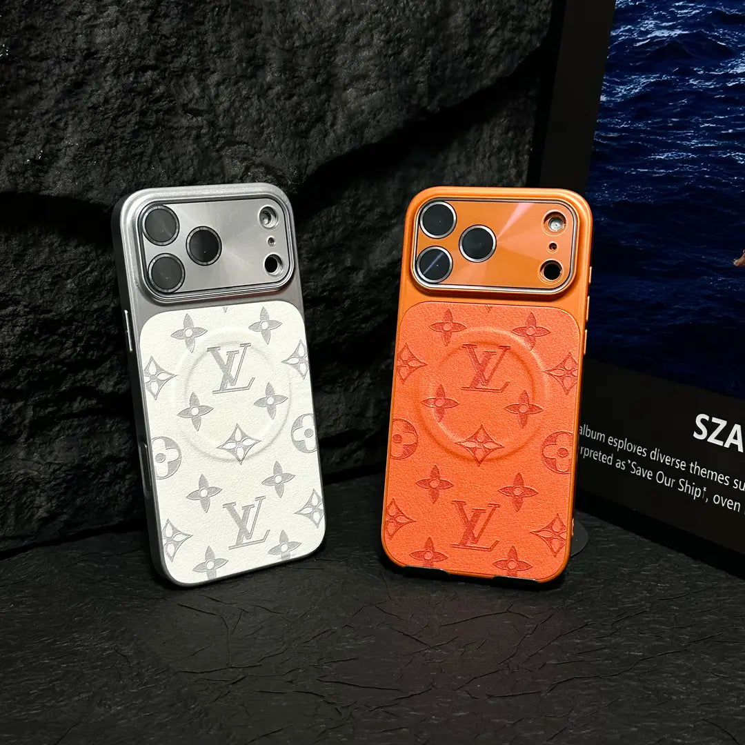 Cás iPhone Leathar MagSafe – Grip Maighnéadach & Cosaint Iomlán