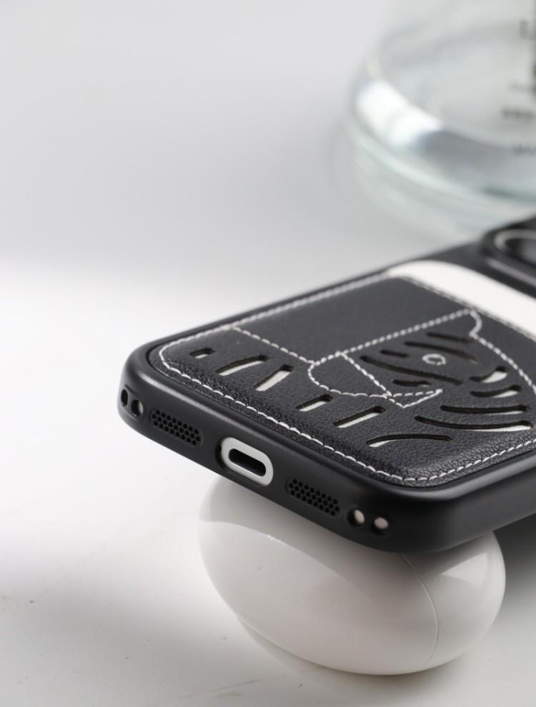 2026 Ny Premium Leather Card Slot iPhone-deksel – Limited Edition Year of the Horse