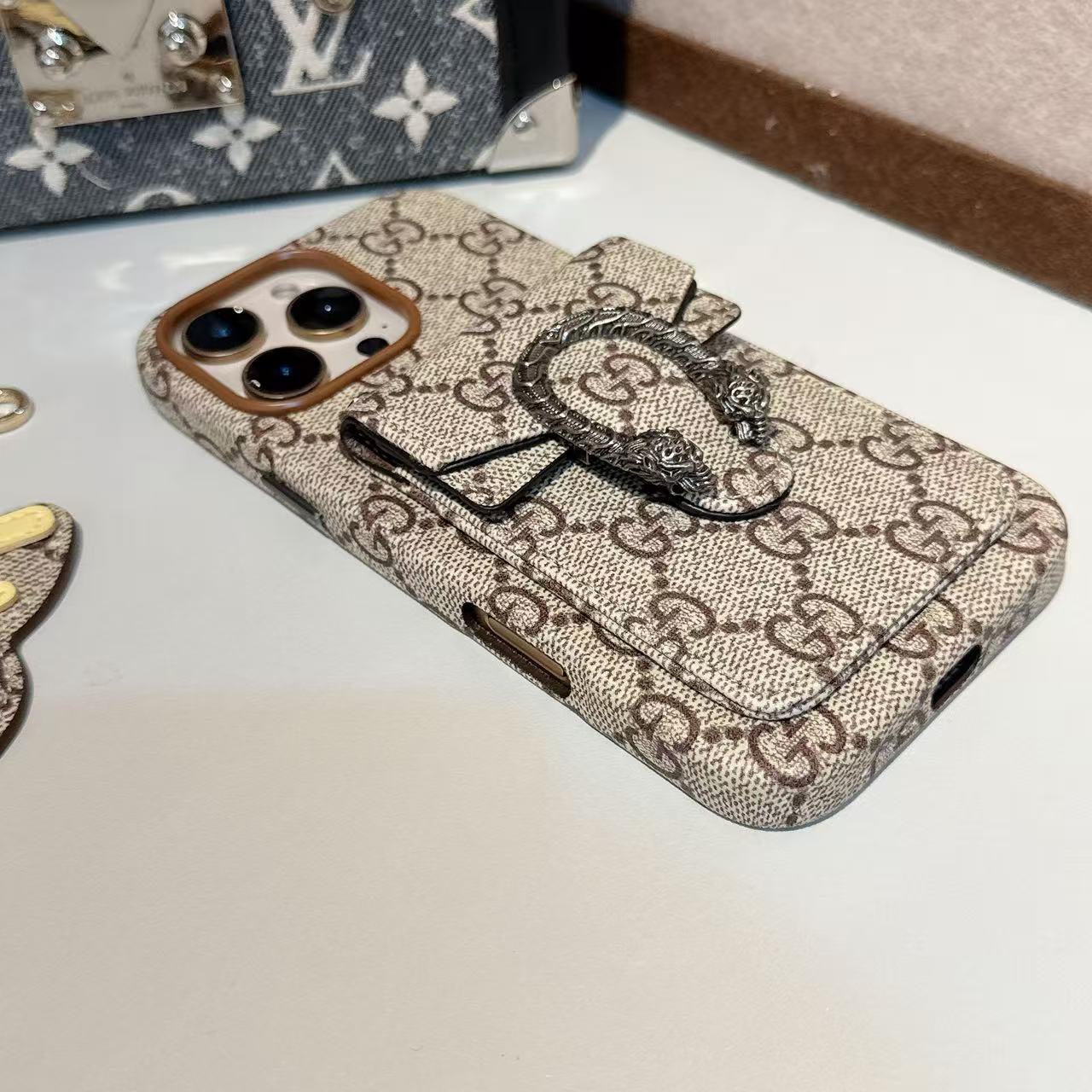 Cás iPhone Sealbhóir Cárta Canbhás Clasaiceach Préimh