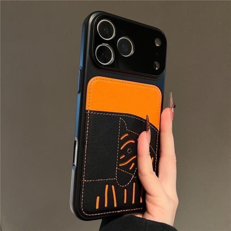 2026 Ny Premium Leather Card Slot iPhone-deksel – Limited Edition Year of the Horse