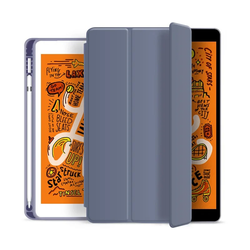 BŐR FRISS NYÁRI TÉMA MINTÁS APPLE IPAD TOK CERUZA TARTÓVAL