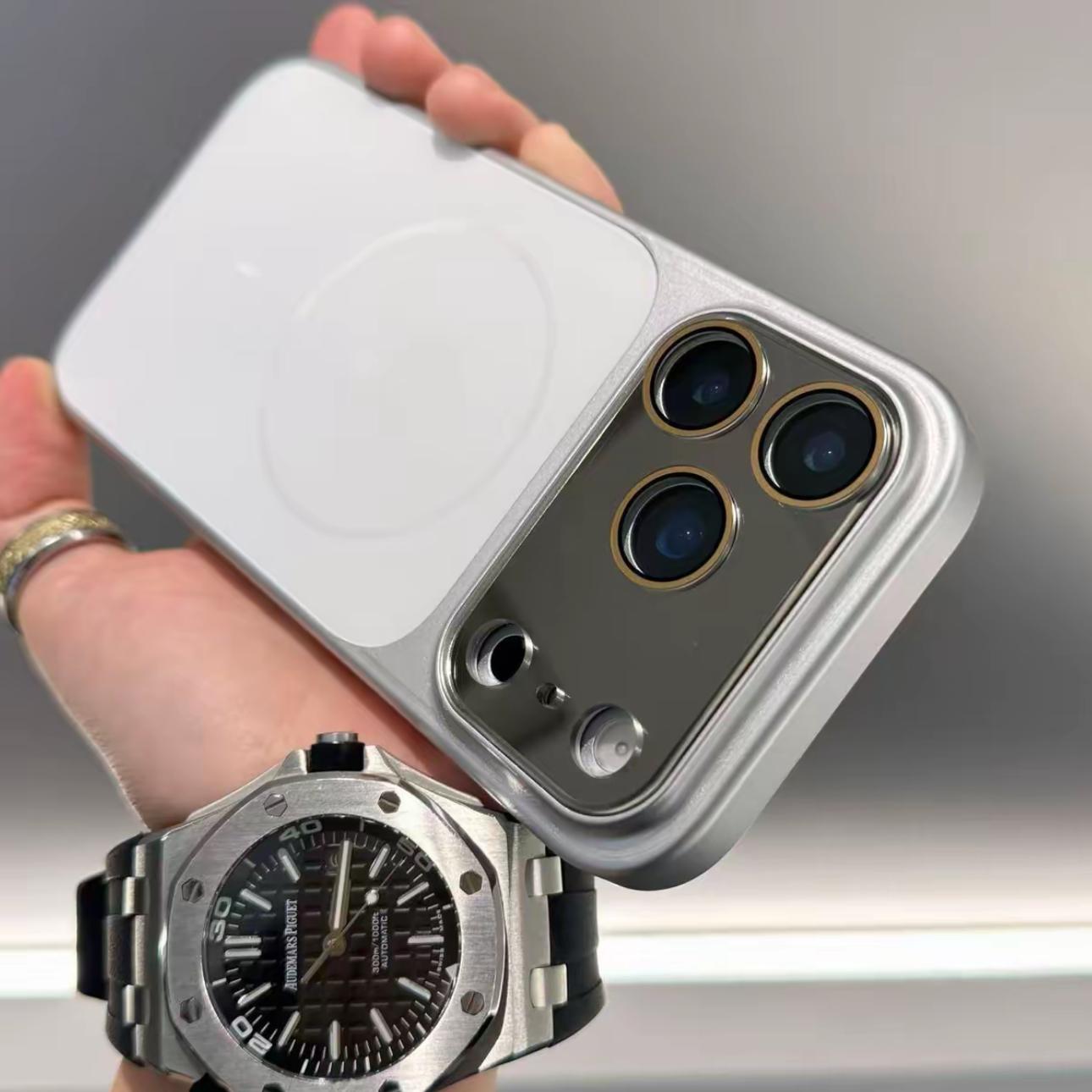 MagSafe συμβατή θήκη iPhone — Μεταλλική πλήρης προστασία