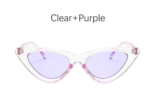 cat eye shade for women fashion sunglasses brand woman vintage retro triangular cateye glasses oculos feminino sunglasses Sexy