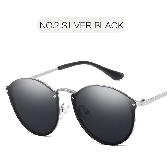 Γυναικεία γυαλιά ηλίου Cat Eye NYWOOH Πολυτελής επίστρωση Καθρέφτης Γυαλιά ηλίου Γυναικεία ρετρό μεταλλικά γυαλιά UV400