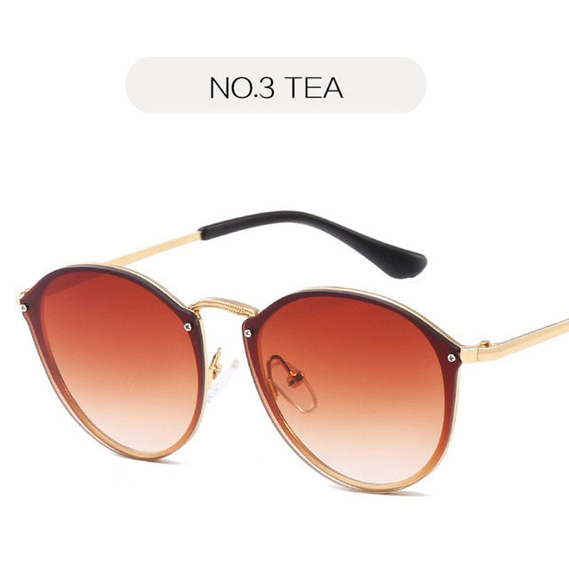 Γυναικεία γυαλιά ηλίου Cat Eye NYWOOH Πολυτελής επίστρωση Καθρέφτης Γυαλιά ηλίου Γυναικεία ρετρό μεταλλικά γυαλιά UV400