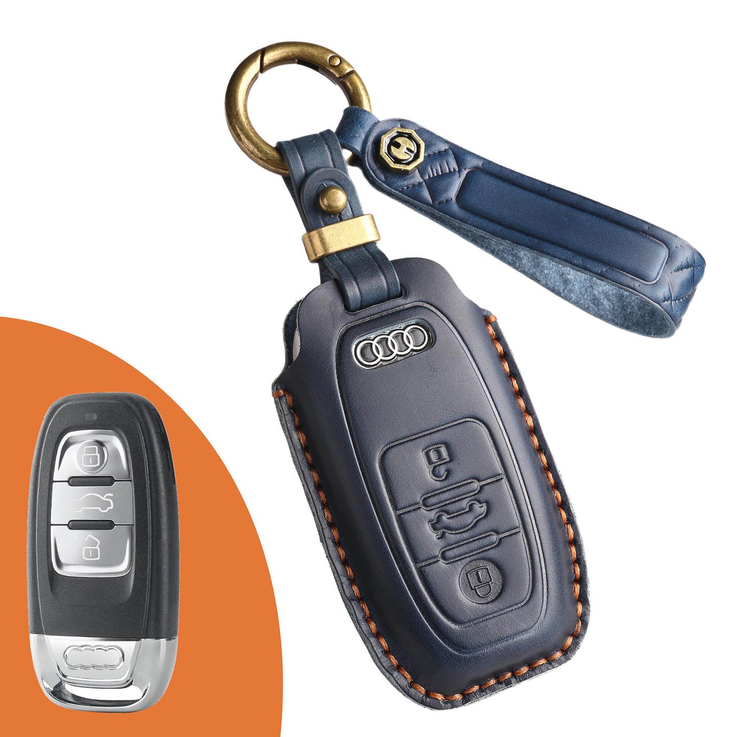 Κορυφαία δερμάτινη θήκη κλειδιού Audi